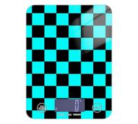 Buffalo Plaid Check Black Cyan weight loss food scale digital kitchen 11lb/0.18oz, 5kg/5g digital scale cooking with 4 unit for weight loss Keto peso digital para comida