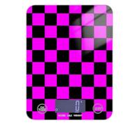 Buffalo Plaid Check Black Magenta roasting food scale for travel 11lb/0.18oz, 5kg/5g waterproof small kitchen digital scale with 4 unit for Baking Cooking báscula para cocina