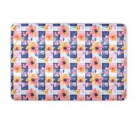 Buffalo Plaid Flowers Extra Large Resuable Changing Pad Covers Soft Absorbent Pads for Bed Changing Travel Mattress for Children Adults Pets, 52" L x 34" W