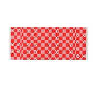 Buffalo Plaid Multi Check Red White lace edge Washing Machine Top Cover with side bag sturdy Washer and Dryer Covers for the Top for Laundry Room Kitchen Fall Decor Halloween Decor 51.2x22in