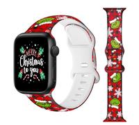 Buffalo Plaid Watch Band Compatible with Apple Watch Band 38mm 40mm 41mm 42mm 44mm 45mm 49mm 46mm, Christmas Watch Strap Compatible with iWatch Apple Watch Series 10 9 Ultra 8 7 6 5 4 3 2 1 SE Women