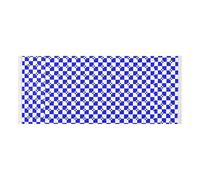 Buffalo Plaid White Blue Yellow lace edge washer dryer cover with side bag sturdy Washer and Dryer Covers for the Top for Refrigerator, Roller Washing Machine, Microwave Oven Fall Decor