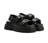 Buffalo Pluto Ari Women's Black Sandals UK 4