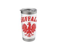Buffalo Polish Pride Dyngus Day Falcon Poland Eagle Hometown Stainless Steel Insulated Tumbler