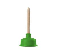 Buffalo - Premium Green Cup Drain Plunger - Heavy Duty Unblocker - For Kitchen and Bathroom - 15cm