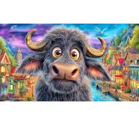 buffalo Puzzle for Adults 1000 Pc - Fun Family Game Educational Challenge Hard Difficult 38x26/1000pcs