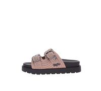 Buffalo Raya Ari Bo, Women's Sandals, Cream Black, 5 UK