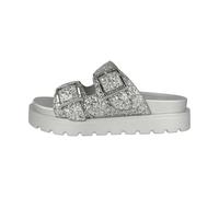 Buffalo Raya ARI Glam - Silver Women Flip Flops Silver, Colour: silver., 7 UK