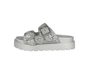 Buffalo Raya ARI Glam - Silver Women Flip Flops Silver, Colour: silver., 7 UK