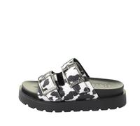 Buffalo Raya Ari Vegan Womens Slide Sandals in Black White - 5 UK