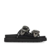 Buffalo Raya Ari West Women's Sandals, Black, 4 UK