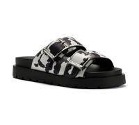 Buffalo Raya Ari Vegan Womens Slide Sandals in Black White - 5 UK