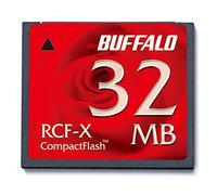 Buffalo RCF-X32MY 0.03125GB CompactFlash Memory - Flash Memory (0.03125 GB, CompactFlash, Red)