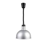 Buffalo Retractable Dome Heat Lamp Silver 2.5kW
