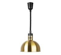 Buffalo Retractable Dome Heat Shade Pale Gold Finish