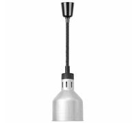 Buffalo Retractable Heat Shade in Silver Finish with Adjustable Height
