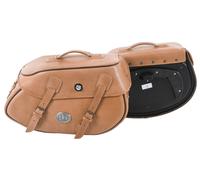 Buffalo sand brown saddlebag set for C-bow straps
