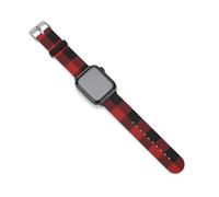 Buffalo Scottish Tartan Plaid Checkered Silicone Bands Replacement Strap Wristbands Compatible with IWatch 38mm/40mm