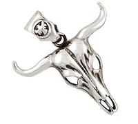 Buffalo Skull, Pendant 925 Silver