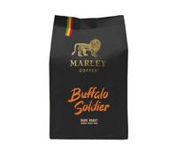Buffalo Soldier Strong Dark Roast Organic Espresso Coffee Beans 227g - Marley Coffee - From The Marley Family - For All Coffee Machines - Strength 5