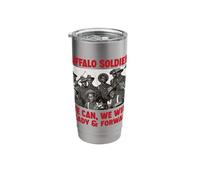 Buffalo Soldiers 9th and 10th Cavalry Stainless Steel Insulated Tumbler