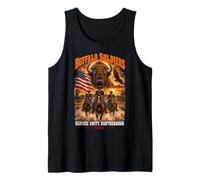 Buffalo Soldiers African American Black History Men Women Tank Top