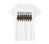 Buffalo Soldiers African American Black Military History Value Graphic T-Shirt