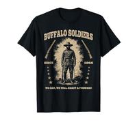 Buffalo Soldiers, African American Buffalo Black Culture USA T-Shirt