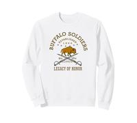 Buffalo Soldiers Honorarium - Gold & Grey Combo Sweatshirt