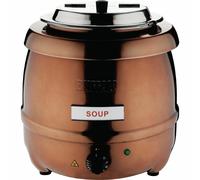 Buffalo Soup Kettle Copper Finish 360(H) x 345(Ø)mm Capacity - 10Ltr