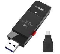 Buffalo SSD-SCT2.0U3BA/N SSD External 2.0TB USB3.2Gen1 Type C Compatible, Portable, Compact, Compact, Compact, PS5/PS4 Compatible (Certified Manufacturer), Black