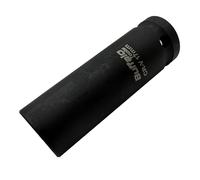 Buffalo Tools 17mm Deep Impact Socket 1/2 Drive Heavy Duty High Torque Chrome Vanadium Steel Drive 6 Point Long Wrench