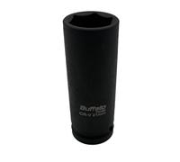 Buffalo Tools 21mm Deep Impact Socket 1/2 Drive Heavy Duty High Torque Chrome Vanadium Steel Drive 6 Point Long Wrench