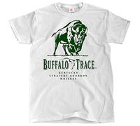 Buffalo Trace Bourbon Whiskey White T-Shirt (X-Large)(XX-Large)