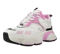 Buffalo Truck Women's White/Pink Trainers - UK 6