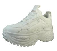 Buffalo Turbo One BN1636745, Women's Trainers, White., 6 UK