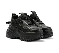 (5) Buffalo Turbo One Vegan Womens Platform Boots in Black
