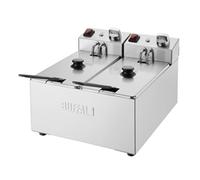 Buffalo Twin Tank Twin Basket 2x3Ltr Countertop Fryer 2x2kW