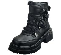 Buffalo Vanta Hike Mid Vegan Womens Platform Boots in Black - 4 UK