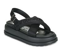 Buffalo Wedge sandals PALMA CROSS in Black 5