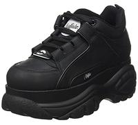 Buffalo 1339-14 Womens Black Classic Chunky Platform Shoes Trainers