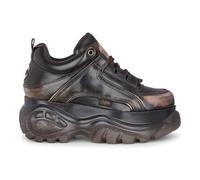 Buffalo Women’s 1339-14 VNTG Platform Brown Vegan Box Leather Lace-Up Sneakers - Brown 8
