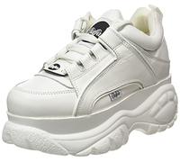 Buffalo 1339-14 Womens White Classic Chunky Platform Shoes Trainers