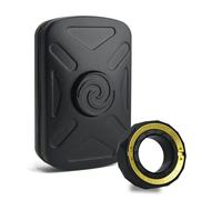 Buffcy 2 Packs Fidget Toy, Sound/Silent Fidget Ring, Lightning Fidget Spinner for Adults, Metal Vortex Fidget Toys Adults for Stress Relief, Fidget Slider for Anxiety, Gift for Adults (Black - 2 Set)