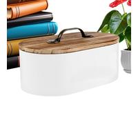 Buffer Door - Organizer 9x22x13cmfeminine, Wooden Storage | Decorative Box with Lid, Compact Container for Notebooks in Medicinal Cumulus Cosmetic Counter Table for Lav