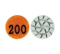Buffer grinding disc 1 inch for For Marble granite quartz concrete and engineered stone s delivers consistent results through all stages of prep (200 Grit)