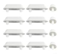 Buffer Pad, Toilet Seat Pad, Cushioning Shock-Absorbing Sound-Dampening Rubber Anti-Slip for Toilet Seat Accessory Foot Protection(One set of 12)