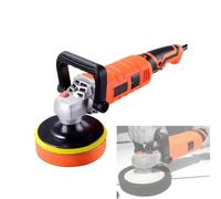 Buffer Polisher, 1200W Rotary Polisher with 7 Variable Speeds (500-3000 RPM), Powerful Electric Buffer for Car Polishing, Waxing, Glazing, and Sanding