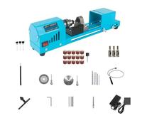 Buffer Polisher, 150W Mini Lathe Beads Machine Miniature Buddha Pearl Lathe DIY Woodworking Buddha Pearl Lathe Machine Drill Rotary Tool 12V/24V(Generation 3)