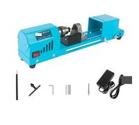 Buffer Polisher, 150W Mini Lathe Beads Machine Miniature Buddha Pearl Lathe DIY Woodworking Buddha Pearl Lathe Machine Drill Rotary Tool 12V/24V(Generation 2)